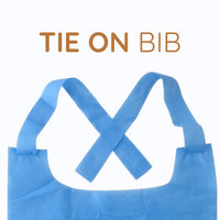 Green Guava tie-on disposable dental bib
