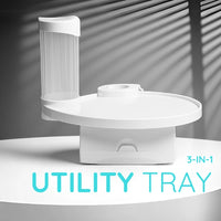 Green Guava 3-in-1 dental utility tray with cup and napkin dispenser