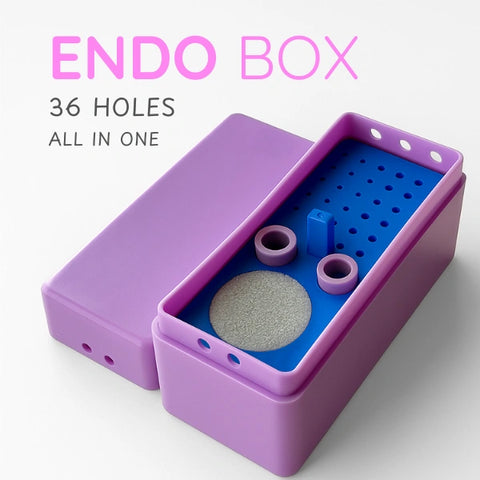 Green Guava all-in-one endo box with 36 holes