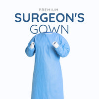 Green Guava premium fluid-resistant surgeon's gown