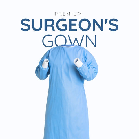 Green Guava premium fluid-resistant surgeon's gown