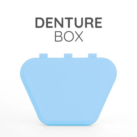Green Guava denture box with rinsing tray