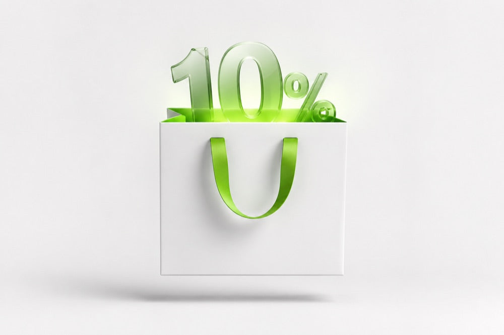 10% off your first order