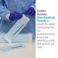 Green Guava self-seal dental sterilization pouch for autoclave