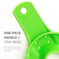 Green Guava autoclavable dental impression trays set of 10