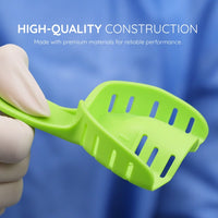 Green Guava autoclavable dental impression trays set of 10