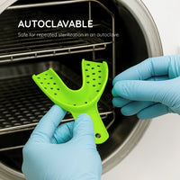 Green Guava autoclavable dental impression trays set of 10