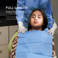 Green Guava tie-on disposable dental bib
