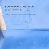 Green Guava tie-on disposable dental bib