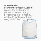 Green Guava reusable waterproof dental apron