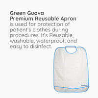 Green Guava reusable waterproof dental apron