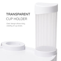 Green Guava 3-in-1 dental utility tray with cup and napkin dispenser