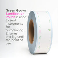 Green Guava dental sterilization reel for autoclave packaging