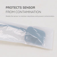 Green Guava sensor sleeves — Feather White — box of 500