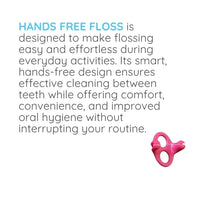 Gfloss hands-free floss — designed for easy flossing during everyday activities