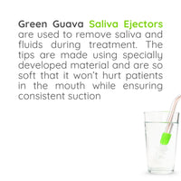 Green Guava super soft dental saliva ejector suction tips