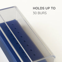 Green Guava autoclavable bur box with 30 holes