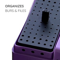 Green Guava autoclavable bur box with 72 holes