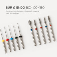 Green Guava autoclavable bur box with 72 holes