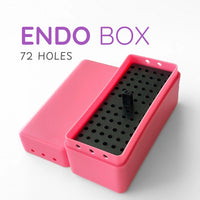 Green Guava autoclavable endo box with 72 holes