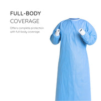 Green Guava premium fluid-resistant surgeon's gown