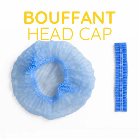 Green Guava disposable bouffant head caps