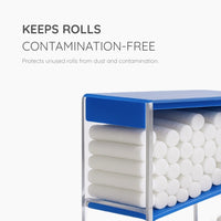 Green Guava chairside cotton roll dispenser