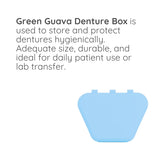 Green Guava denture box with rinsing tray