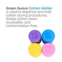 Green Guava chairside cotton holder dispenser