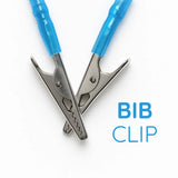 Green Guava metal dental bib clips