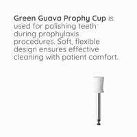 Green Guava dental prophy polishing cups