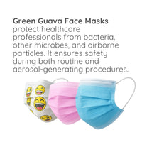 Green Guava premium 3-ply protective face masks