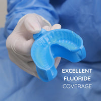 Green Guava disposable fluoride foam trays