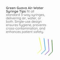 Green Guava disposable air-water syringe tips