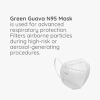 Green Guava N95 respirator face masks