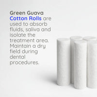 Green Guava absorbent dental cotton rolls for isolation