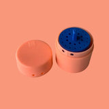 Green Guava round endo box with 26 holes