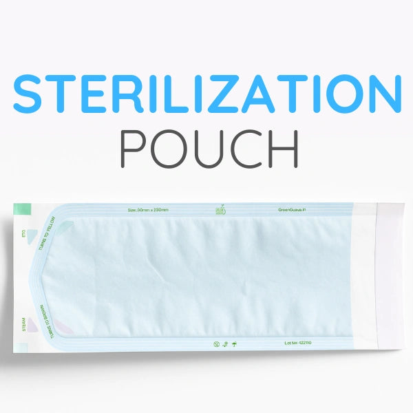 Green Guava self-seal dental sterilization pouch for autoclave