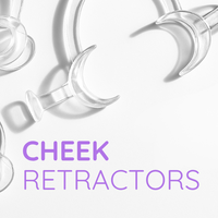 Green Guava Cheek Retractors — clear C-shaped dental cheek retractors