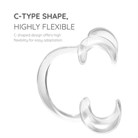 C-type flexible cheek retractor shape