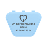 Printed Denture Box with clinic branding